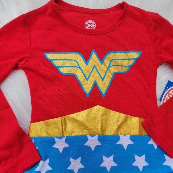NWT Wonder Woman Dress Sleepwear 4T - Picture 2 of 5